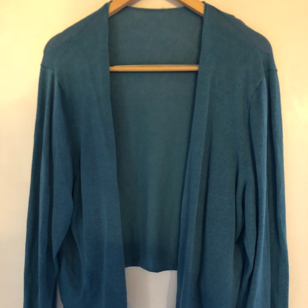 J. Jill open front long sleeve cardigan